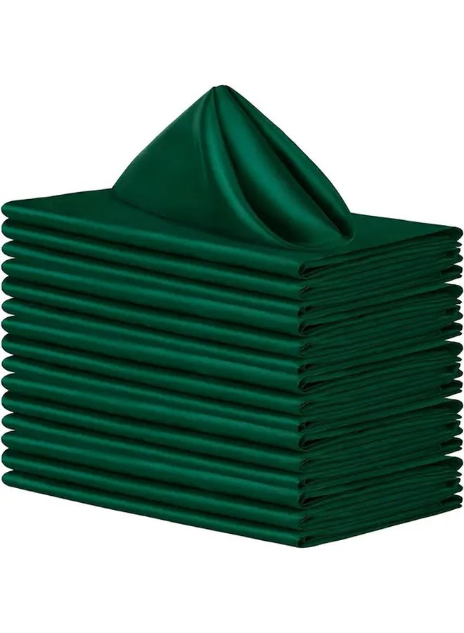 16 Pack Yellow Satin Napkins 16 93x16 93 Inch For Wedding Banquet Party Supplies - Image 5